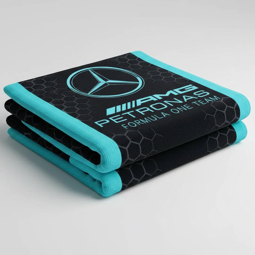 FORMULA ONE(F1) - Mercedes-AMG Petronas タオル|30×59インチ(約75×150cm)